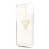 Guess GUHCN58SGTLGO iPhone 11 Pro złoty/gold hard case Glitter Triangle na NearMe.pl