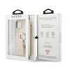 Guess GUHCN61RSSABE iPhone 11 6,1" / Xrbeige/beżowy hard case Saffiano with ring stand na NearMe.pl