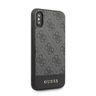 Guess GUHCPXG4GLGR iPhone X/Xsszary/grey hard case 4G Stripe Collection na NearMe.pl