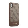 Guess GUHCPXG4GLBR iPhone X/Xsbrązowy/brown hard case 4G Stripe Collection na NearMe.pl