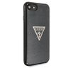 Guess GUHCI8SGTLBK iPhone 7/8/SE 2020/ SE 2022 czarny/black hard case Glitter Triangle na NearMe.pl