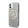 Guess GUHCN61PCUGLLG iPhone 11 6,1" / Xrjasnoszary/light grey hard case Glitter 4G Circle Logo na NearMe.pl