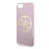 Guess GUHCI8PCUGLPI iPhone 7/8/SE 2020/ SE 2022 różowy/pink hard case Glitter 4G Circle Logo na NearMe.pl