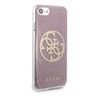 Guess GUHCI8PCUGLPI iPhone 7/8/SE 2020/ SE 2022 różowy/pink hard case Glitter 4G Circle Logo na NearMe.pl