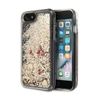 Guess GUHCI8GLHREGO iPhone 7/8/SE 2020/ SE 2022 gold/złoty hard case Liquid Glitter Hearts na NearMe.pl