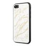 Guess GUHCI8MGGWH iPhone 7/8/SE 2020/ SE 2022 biały/white hard case Glitter Marble Glass na NearMe.pl