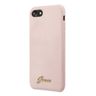 Guess GUHCI8LSLMGLP iPhone 7/8/SE 2020/ SE 2022 jasnoróżowy/light pink hard case Silicone Vintage Gold Logo na NearMe.pl