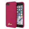 Guess GUHCI8LSLMGRE iPhone 7/8/SE 2020 / SE 2022 czerwony/burgundy hard case Silicone Vintage Gold Logo na NearMe.pl