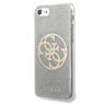 Guess GUHCI8PCUGLLG iPhone 7/8/SE 2020/ SE 2022 jasnoszary/light grey hard case Glitter 4G Circle Logo na NearMe.pl