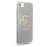 Guess GUHCI8PCUGLLG iPhone 7/8/SE 2020/ SE 2022 jasnoszary/light grey hard case Glitter 4G Circle Logo na NearMe.pl
