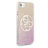 Guess GUHCI8PCUGLPGG iPhone 7/8/SE 2020/ SE 2022 różowo-złoty/gold pink hard case Glitter Gradient 4G Circle Logo na NearMe.pl