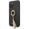 Guess GUHCN58RSSABK iPhone 11 Proczarny/black hard case Saffiano with ring stand na NearMe.pl