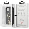 Guess GUHCN58RSSABK iPhone 11 Proczarny/black hard case Saffiano with ring stand na NearMe.pl