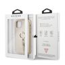 Guess GUHCN58RSSABE iPhone 11 Probeige/beżowy hard case Saffiano with ring stand na NearMe.pl