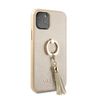 Guess GUHCN58RSSABE iPhone 11 Probeige/beżowy hard case Saffiano with ring stand na NearMe.pl