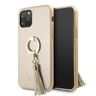 Guess GUHCN58RSSABE iPhone 11 Probeige/beżowy hard case Saffiano with ring stand na NearMe.pl