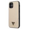 Guess GUHCP12SVSATMLLG iPhone12 mini 5,4" złoty/light gold hardcase Saffiano na NearMe.pl