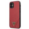 Guess GUHCP12SVSATMLRE iPhone12 mini 5,4" czerwony/red hardcase Saffiano na NearMe.pl