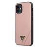 Guess GUHCP12SVSATMLPI iPhone12 mini 5,4" różowy/pink hardcase Saffiano na NearMe.pl