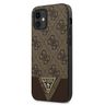 Guess GUHCP12SPU4GHBR iPhone 12 mini 5,4" brązowy/brown hardcase 4G Triangle Collection na NearMe.pl