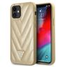 Guess GUHCP12SPUVQTMLBE iPhone 12 mini 5,4" złoty/gold hardcase V-Quilted Collection na NearMe.pl