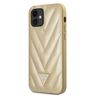 Guess GUHCP12SPUVQTMLBE iPhone 12 mini 5,4" złoty/gold hardcase V-Quilted Collection na NearMe.pl