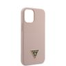 Guess GUHCP12SLSTMLP iPhone12 mini 5,4" jasnoróżowy/light pink hardcase Silicone Triangle Logo na NearMe.pl