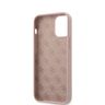 Guess GUHCP12SLSTMLP iPhone12 mini 5,4" jasnoróżowy/light pink hardcase Silicone Triangle Logo na NearMe.pl