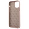 Guess GUHCP12MLSTMLP iPhone 12/12 Pro 6,1" jasnoróżowy/light pink hardcase Silicone Triangle Logo na NearMe.pl