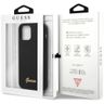 Guess GUHCP12SLSLMGBK iPhone 12 mini 5,4" black/czarny hardcase Silicone Script Gold Logo na NearMe.pl