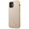 Guess GUHCP12SPUILGLG iPhone12 mini 5,4" złoty/gold hardcase Iridescent Love Script Gold Logo na NearMe.pl