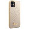 Guess GUHCP12SPUILGLG iPhone12 mini 5,4" złoty/gold hardcase Iridescent Love Script Gold Logo na NearMe.pl