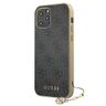 Guess GUHCP12MGF4GGR iPhone 12/12 Pro 6,1" szary/grey hardcase 4G Charms Collection na NearMe.pl