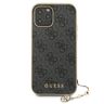 Guess GUHCP12MGF4GGR iPhone 12/12 Pro 6,1" szary/grey hardcase 4G Charms Collection na NearMe.pl