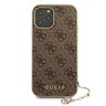 Guess GUHCP12MGF4GBR iPhone 12/12 Pro 6,1" brązowy/brown hardcase 4G Charms Collection na NearMe.pl