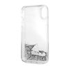 Guess GUOHCI61GLHFLSI iPhone Xrsrebrny/silver hardcase Glitter Charms na NearMe.pl