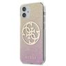 Guess GUHCP12SPCUGLPGG iPhone 12 mini5,4" różowo-złoty/gold pink hardcase Glitter Gradient 4G Circle Logo na NearMe.pl