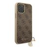 Guess GUHCP12LGF4GBR iPhone 12 Pro Max 6,7" brązowy/brown hardcase 4G Charms Collection na NearMe.pl