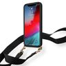 Guess GUHCP12MPUSTCRBK iPhone 12/12 Pro6,1" black/czarny hardcase Silicone Printed Logo Strap na NearMe.pl