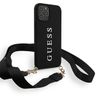 Guess GUHCP12LPUSTCRBK iPhone 12 Pro Max6,7" black/czarny hardcase Silicone Printed Logo Strap na NearMe.pl