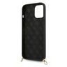 Guess GUHCP12LPUSTCRBK iPhone 12 Pro Max6,7" black/czarny hardcase Silicone Printed Logo Strap na NearMe.pl