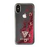 Guess GUHCPXGLUFLRA iPhone X Raspberryhard case Glitter Liquid na NearMe.pl