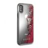Guess GUHCPXGLUFLRA iPhone X Raspberryhard case Glitter Liquid na NearMe.pl
