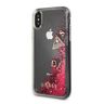 Guess GUHCPXGLUFLRA iPhone X Raspberryhard case Glitter Liquid na NearMe.pl