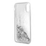 Guess GUHCPXGLUFLSI iPhone X/Xs silversrebrny hard case Glitter Liquid na NearMe.pl