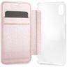 Guess GUFLBKPXIGLTRG iPhone X/Xsrose gold/różowo-złoty book Iridescent na NearMe.pl
