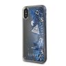 Guess GUHCPXGLUFLBL iPhone X purple/ fioletowy hard case Glitter Liquid na NearMe.pl