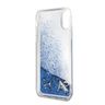 Guess GUHCPXGLUFLBL iPhone X purple/ fioletowy hard case Glitter Liquid na NearMe.pl
