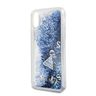 Guess GUHCPXGLUFLBL iPhone X purple/ fioletowy hard case Glitter Liquid na NearMe.pl
