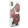 Guess GUHCPXROSTR iPhone X transparent hard case Flower Desire red rose na NearMe.pl